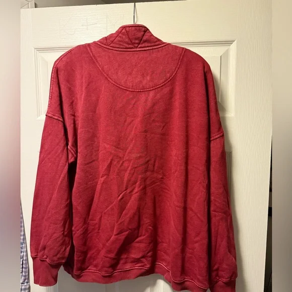 Aerie Textured Red Knit Top - Picture 3 of 3